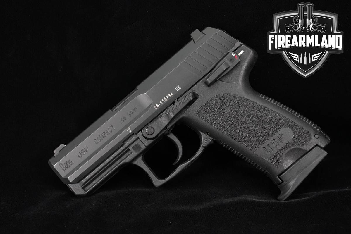 Heckler & Koch H&K USP Compact V1 40 S&W 3.58" 3 MAGS & ORIG CASE