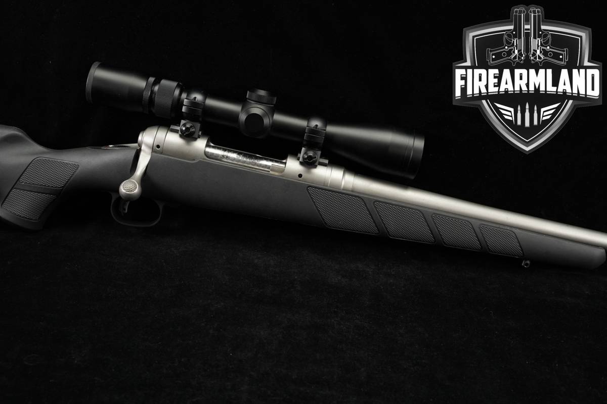 Savage Arms Model 16 204 Ruger 22 Stainless & Synthetic M16 +NIKON SCOPE