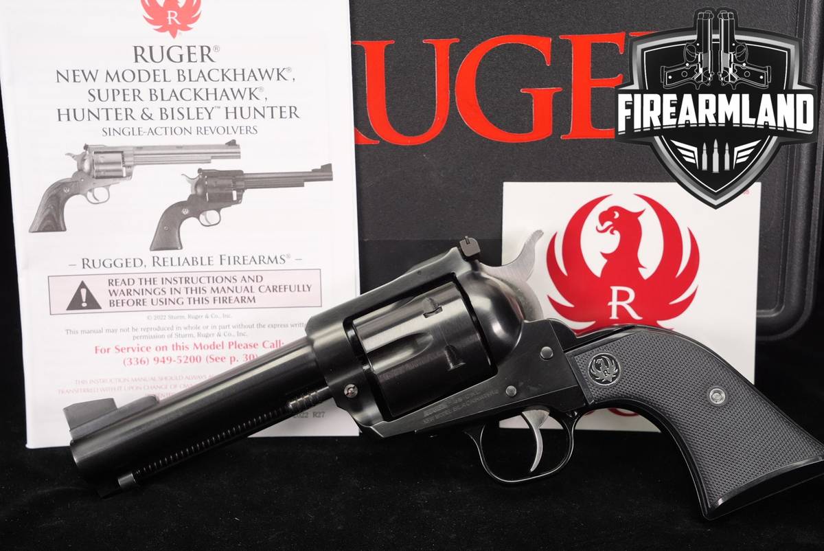 Ruger New Model Blackhawk 45 Colt 4.62" Blued +ORIG CASE