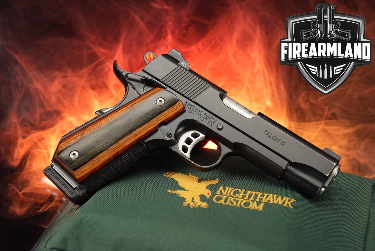 DESIRED Nighthawk Custom Talon II 45 ACP 1911 Commander +CASE
