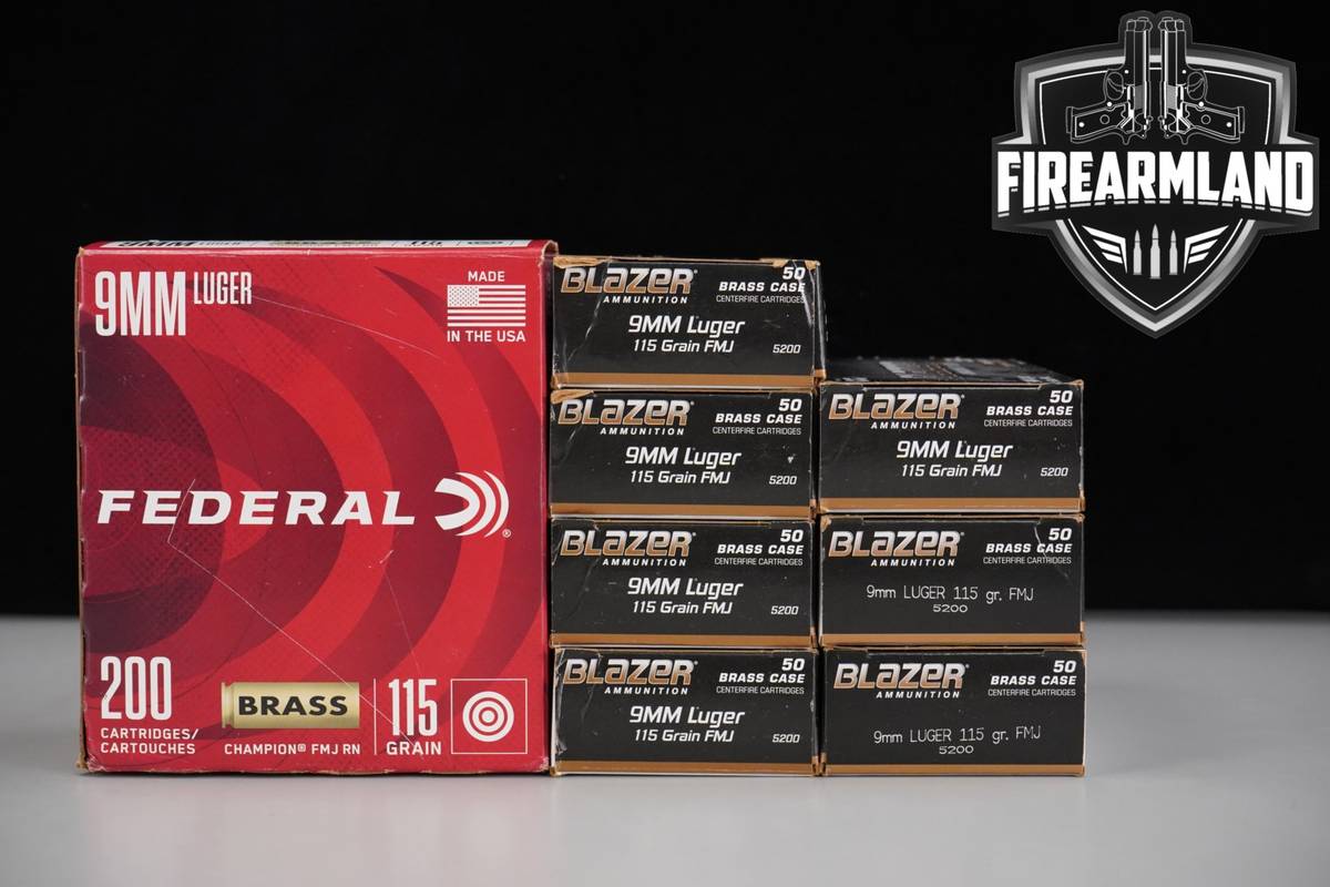 550 RDS! 9mm Ammo 9-mm