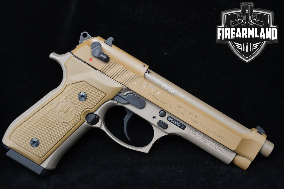 IMMACULATE Beretta M9-22 22LR 4.9" FDE Beretta M-9-22 DA/SA BONUS CASE
