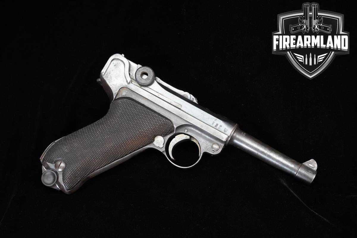 1916 Erfurt P08 Luger 9mm 3.9" Blued Erfurt P-08 COLLECTOR WW1