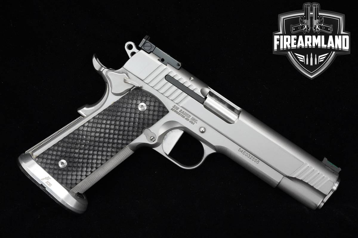 Sig Sauer 1911 Match Elite 40 S&W 5" Stainless Steel Sig-Sauer 1911 CUSTOM