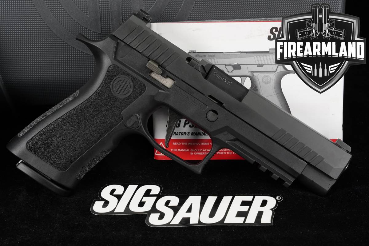 Sig Sauer P320 XFULL X-Series Optics-Ready 9mm 4.7 P 320 +3 MAGS, ORIG CASE