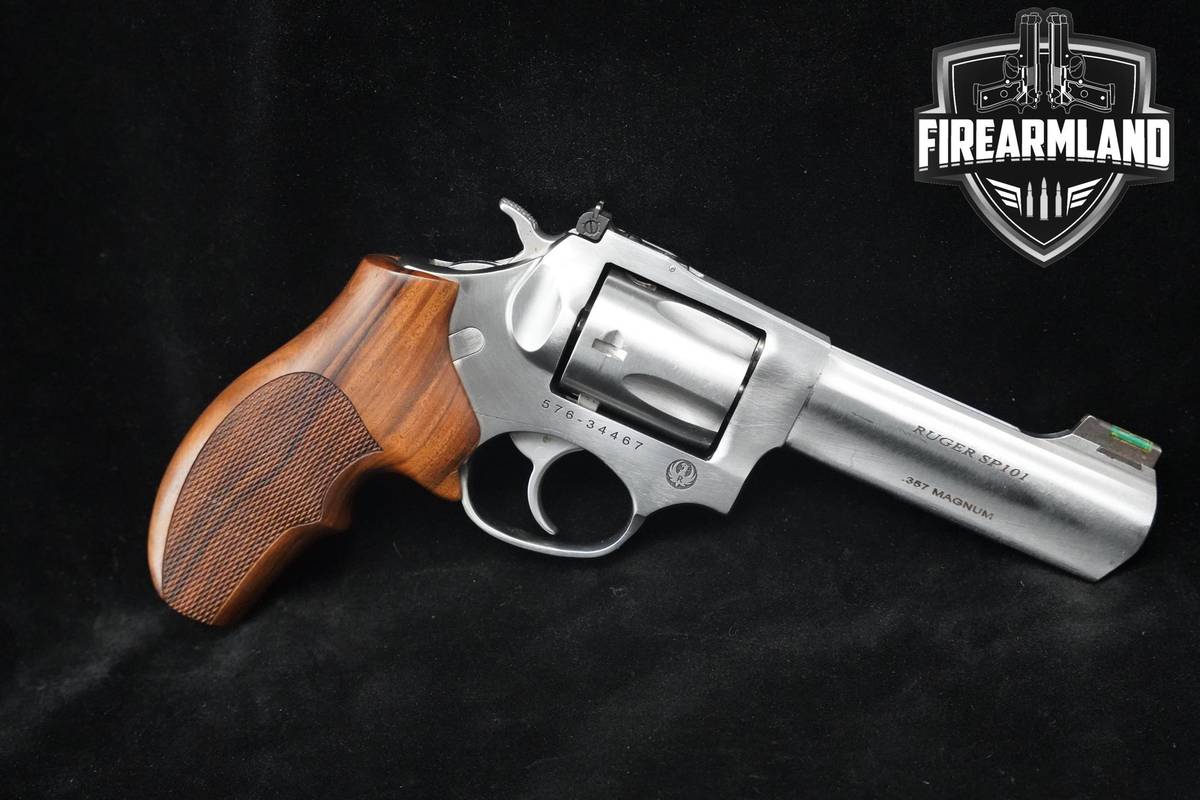 Ruger SP101 357 Magnum 5" Ruger Satin Stainless Sturm Ruger-SP101 DA/SA