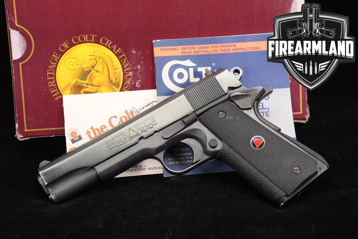 Colt Delta Elite Government Model MK IV Series 80 FIRST GENERATION 1911