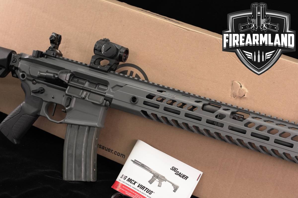 Sig Sauer MCX Virtus Patrol 5.56 NATO 16" Gray +ORIG BOX, AIMPOINT OPTICS