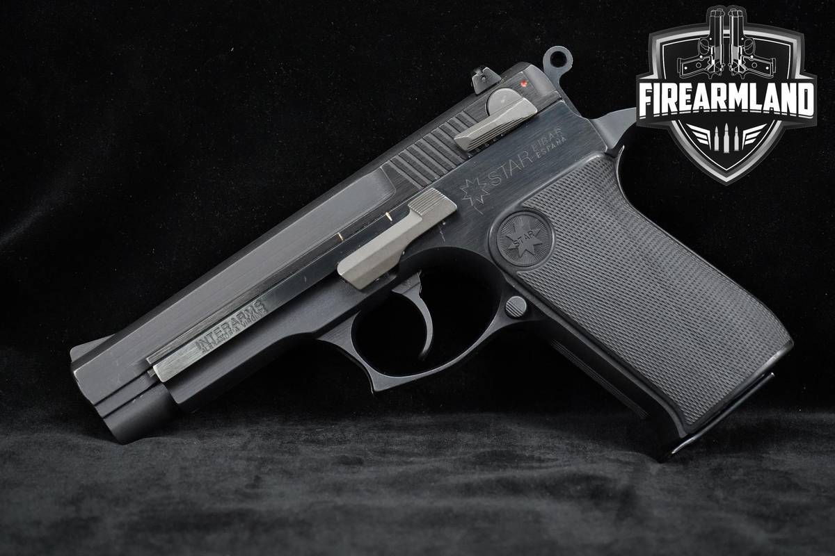 Vintage 90's Star Modelo 30M DA/SA 9mm 4.25" Blued 30-M +2 MAGS & ORIG CASE