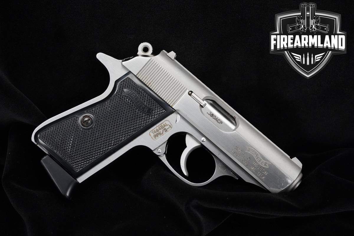 Walther-Smith & Wesson PPK/S-1 380 ACP 3.3" Stainless PPK-S S&W PPKS DA/SA