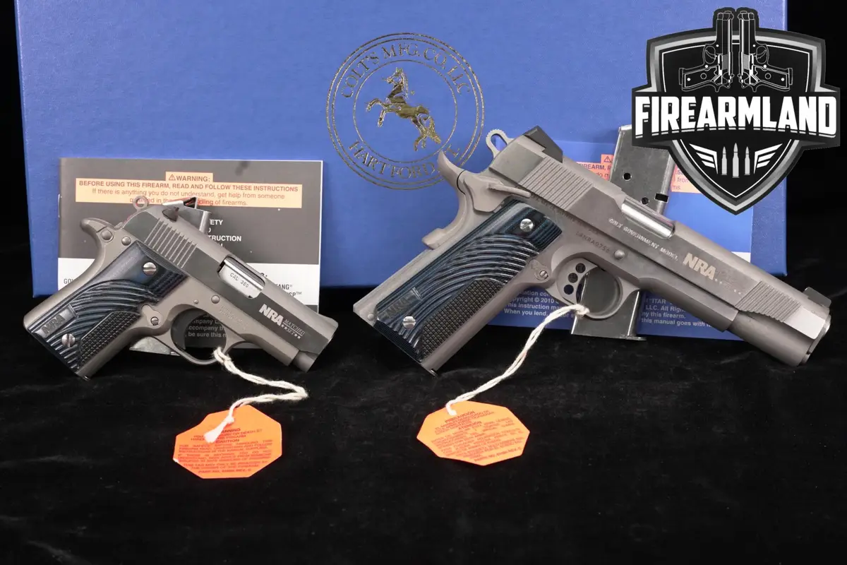 MATCHED SET! Colt Government Model NRA Edition 1911 +4 MAGS & ORIG BOX