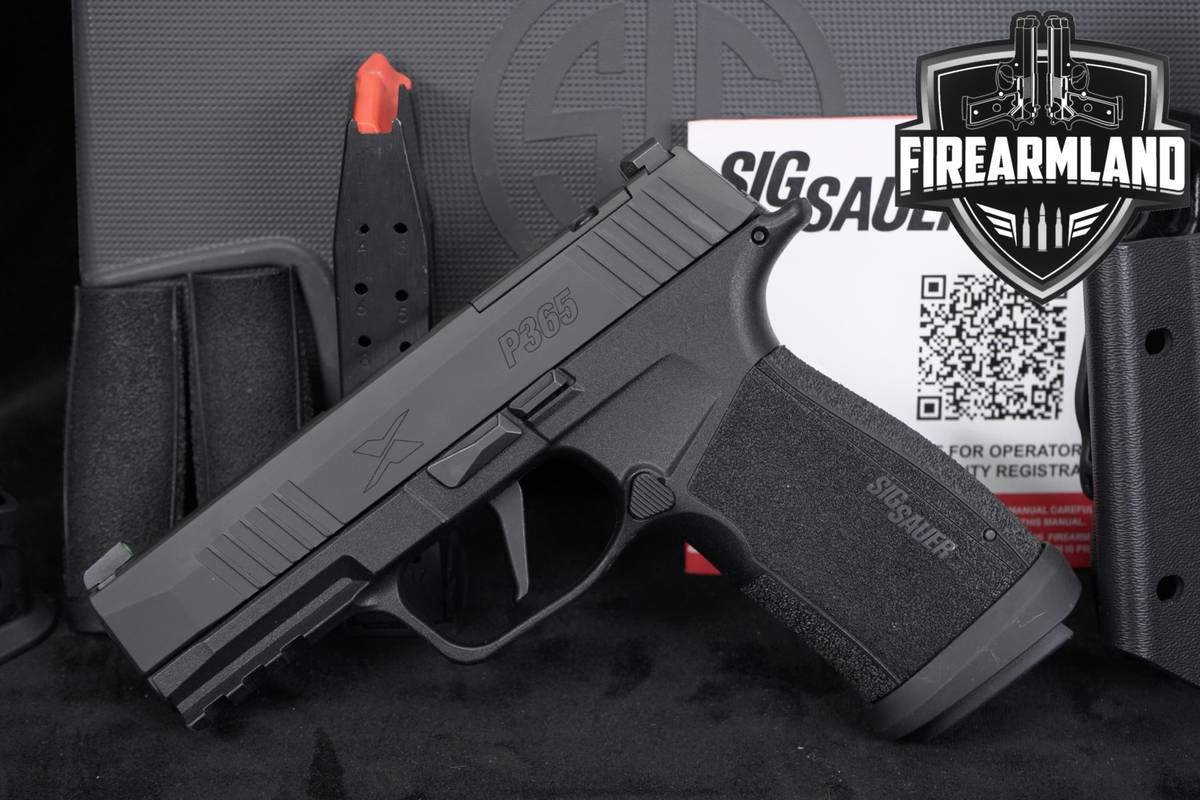 Sig Sauer P365-XMACRO 9mm 3.7" P-365 X-Macro +2 MAGS, ORIG CASE & HOLSTER