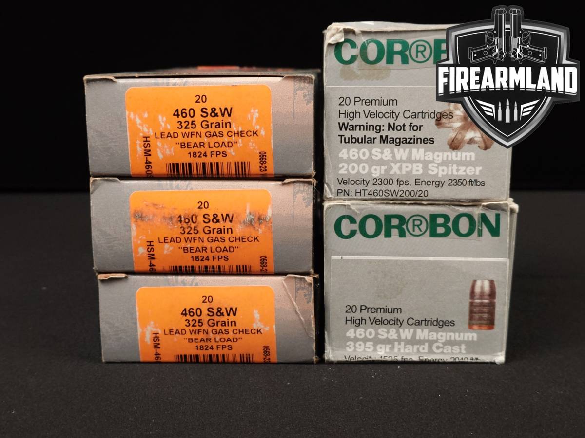 100 RDS! 460 S&W Magnum Ammo 460S&W-Mag