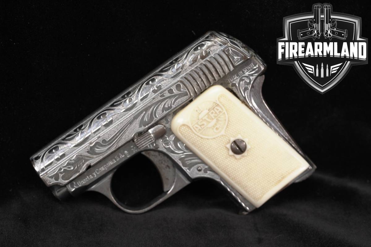 Astra Model 200 202 Firecat CE 25 ACP (6.35Mm) 2.2" Nickel