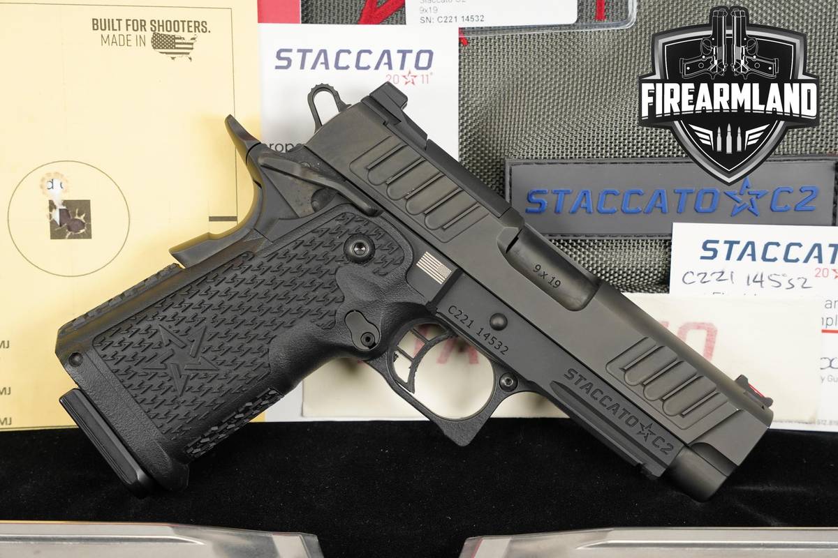 Staccato STI C2 9mm 1911 3.9" 2011 +3 MAGS & ORIG CASE