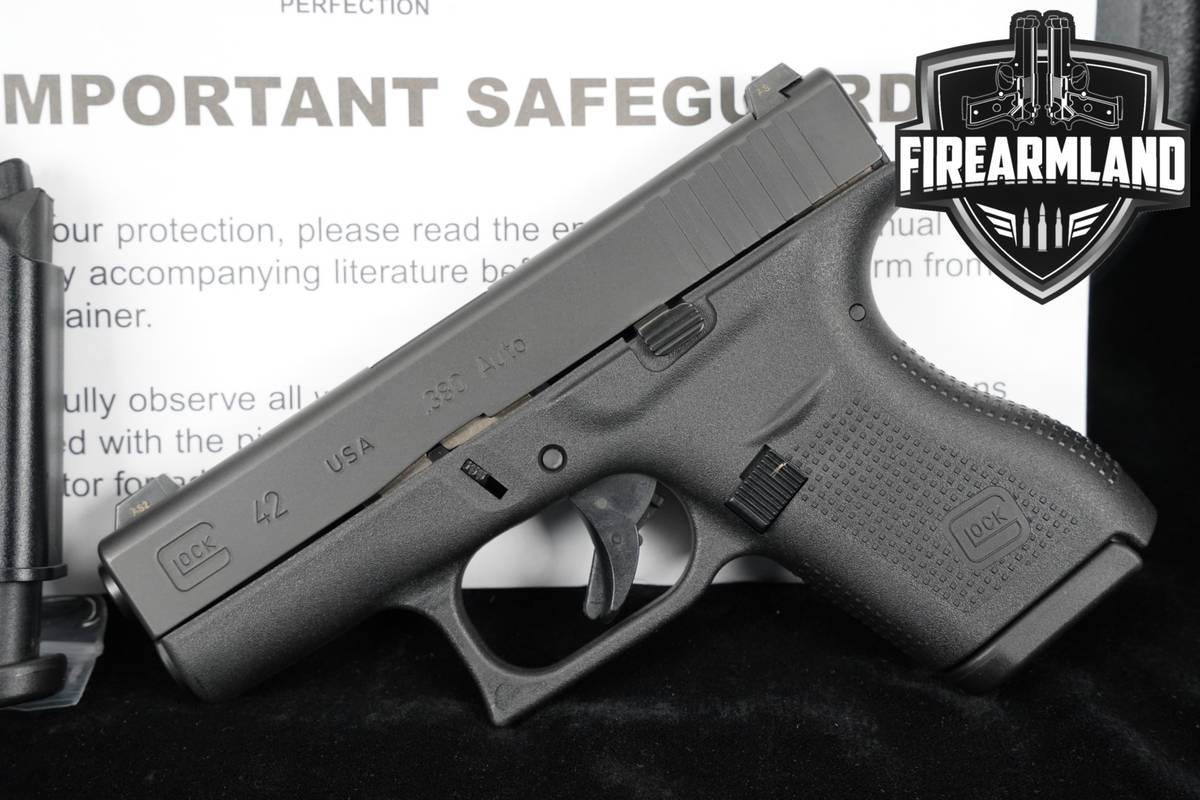 Glock 42 G42 380 ACP 3.25 +2 MAGS & ORIG CASE