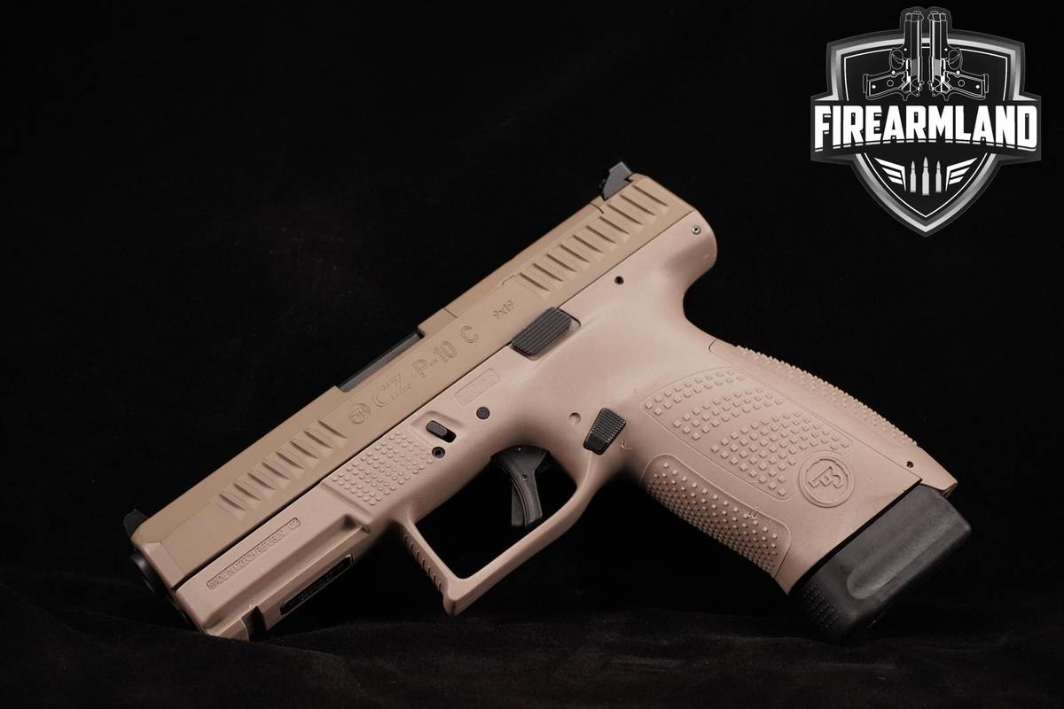 CZ P-10 C Optics Ready 9mm 4.0" FDE P10 P10C OR +2 MAGS & ORIG CASE