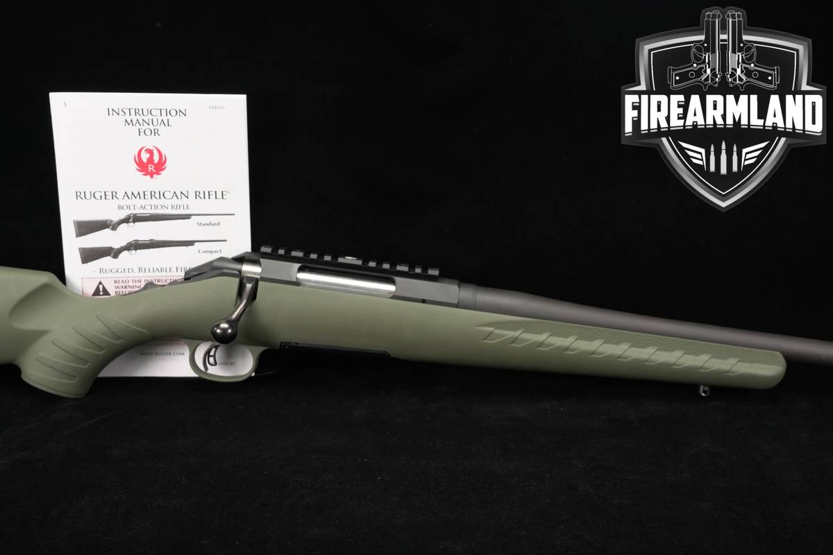 Ruger AMERICAN RIFLE Predator 6.5 Creedmoor 22" Black & OD Green Threaded