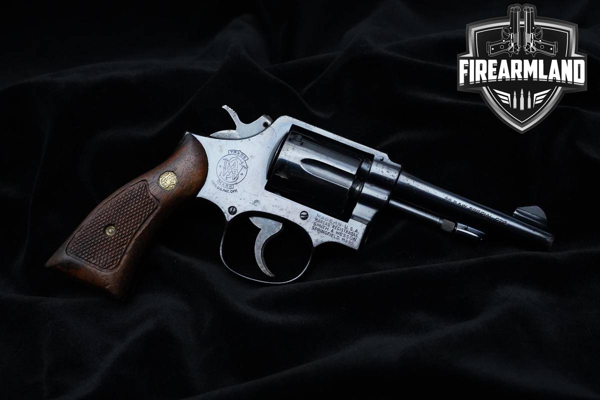 1978 Smith & Wesson (S&W) Model 10-5 38 Special 4" Blued 10-5 S&W DA/SA