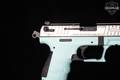 Walther P22 CA Angel Blue .22 LR Nickel Finish in Excellent Condition Image 4
