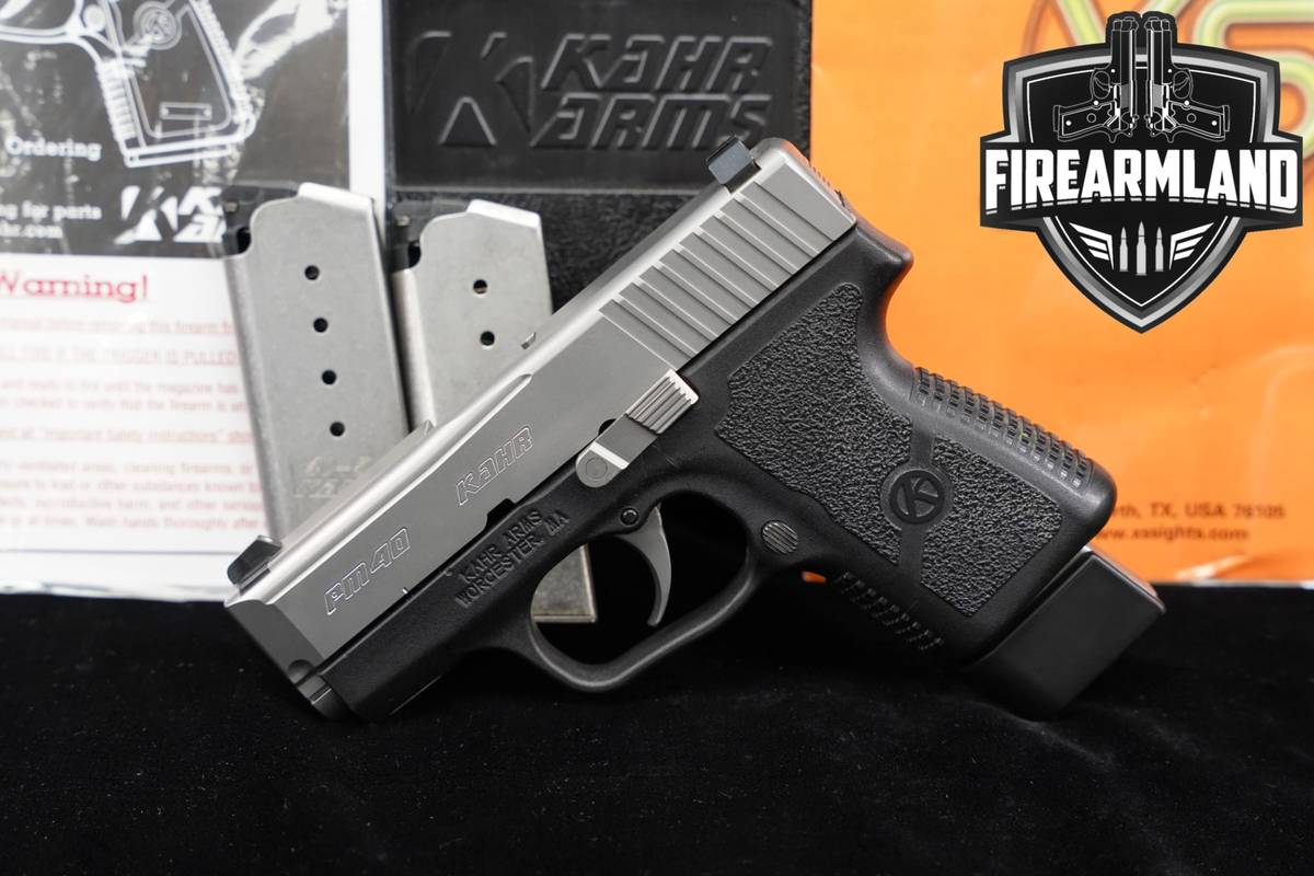 Kahr Arms PM40 Premium Series 40S&W 3.1 CCW +3 MAGS & ORIG CASE