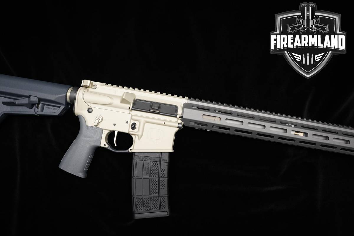 LIKE-NEW Q Sugar Weasel 5.56 NATO 16" Khaki/Gray AR-15 AR15 AR Q