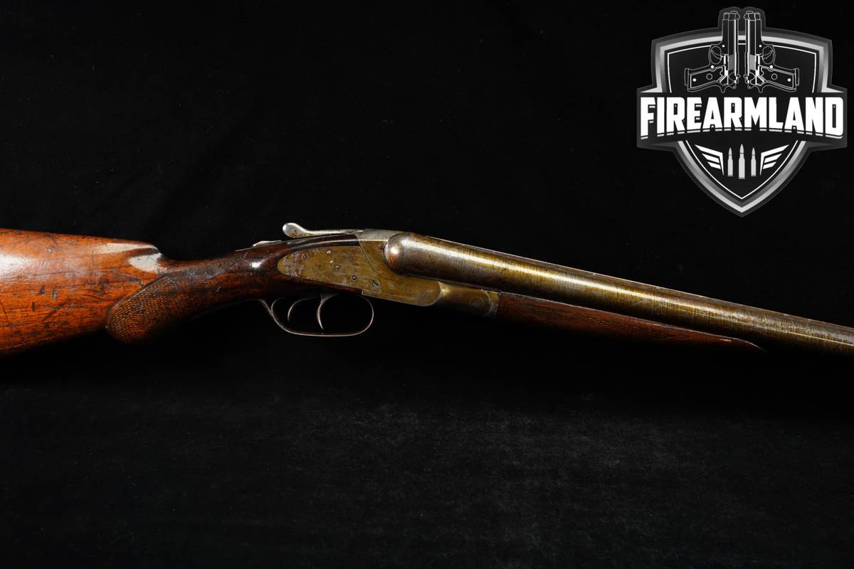 VINTAGE 1905-1908 Baker Gun & Forging Co Batavia Leader 12-Gauge 30" SxS