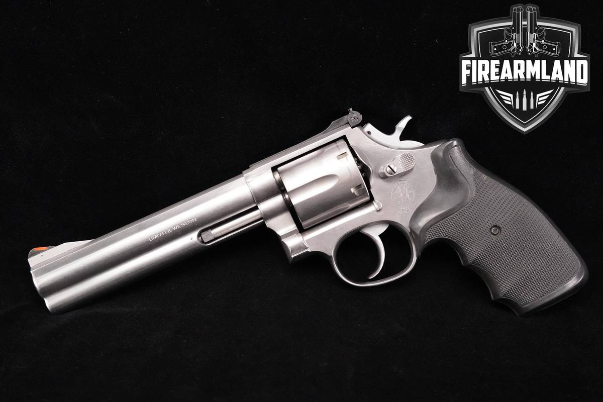 VINTAGE 1984 Smith & Wesson Model 686 357-Magnum 6" Stainless S&W 686