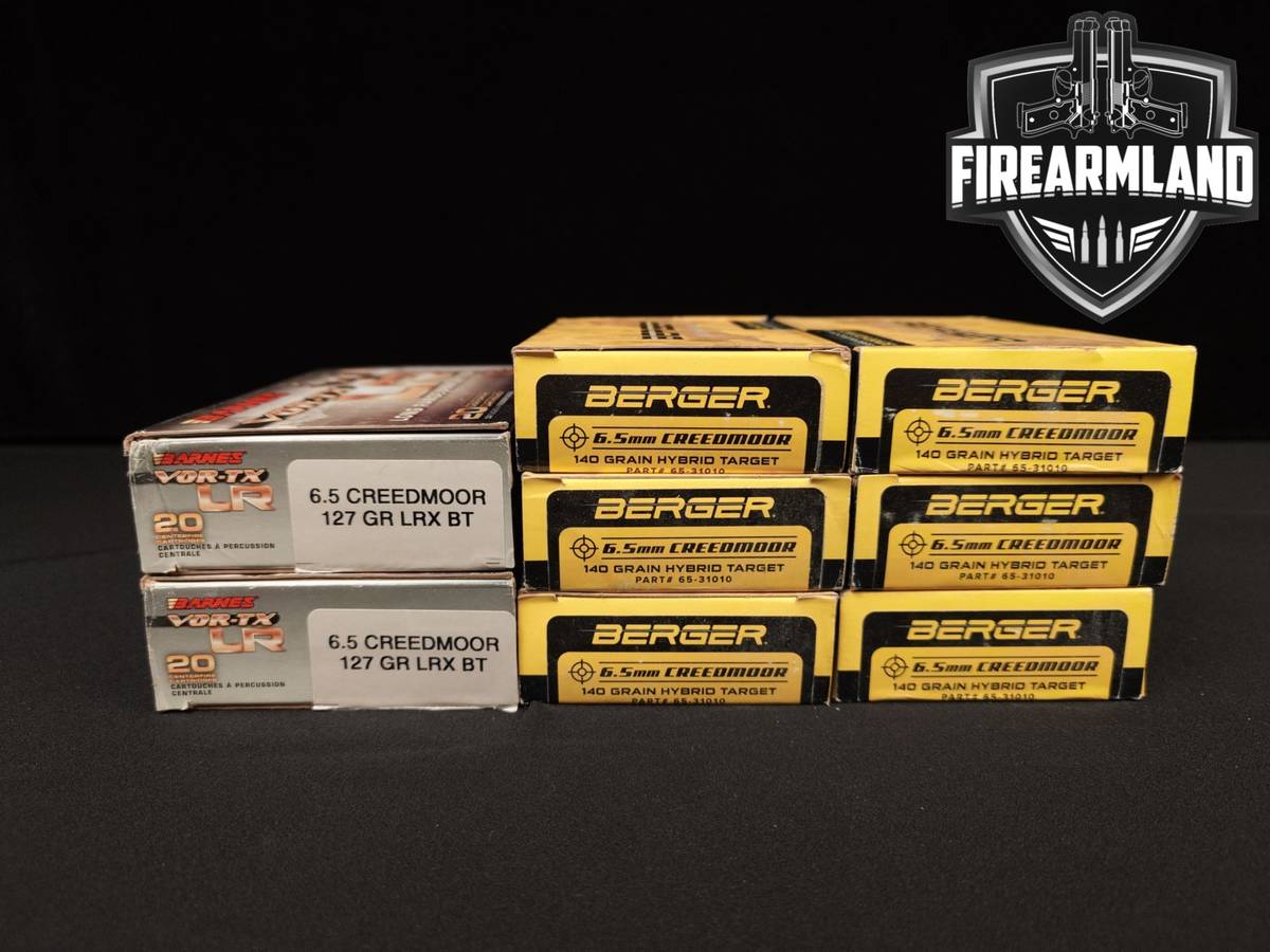 160 RDS! 6.5 Creedmoor Ammo 6.5CM