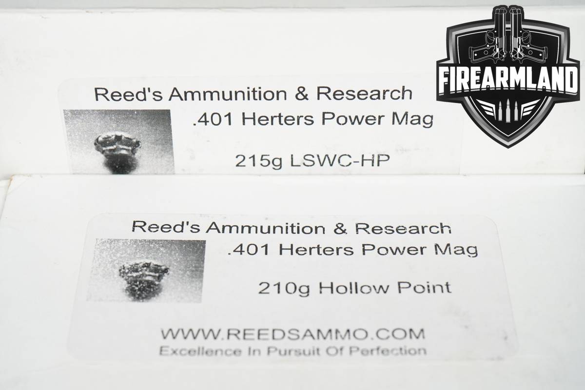 70 RDS! .401 Herter's Powermag Ammo Power Mag Ammunition