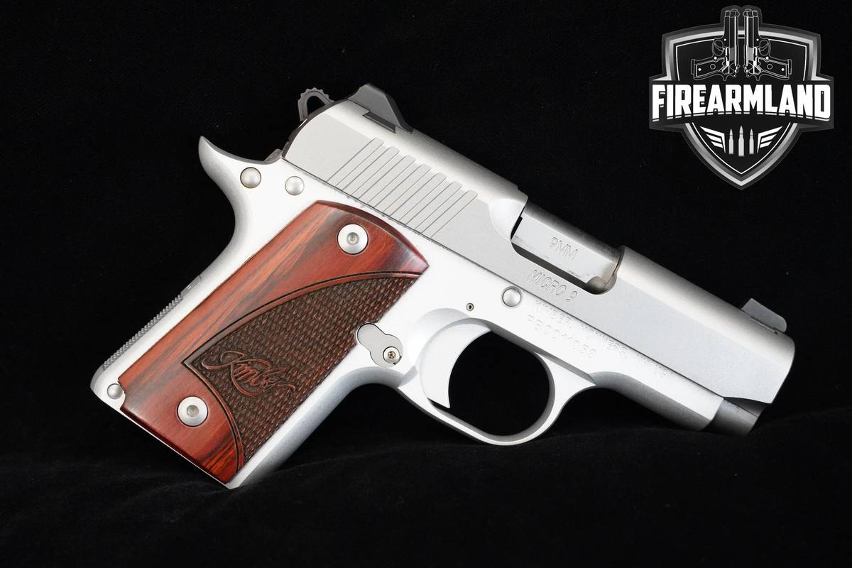Kimber Micro 9 Stainless Rosewood 9mm 1911 Kimber 1911 +ORIG BOX