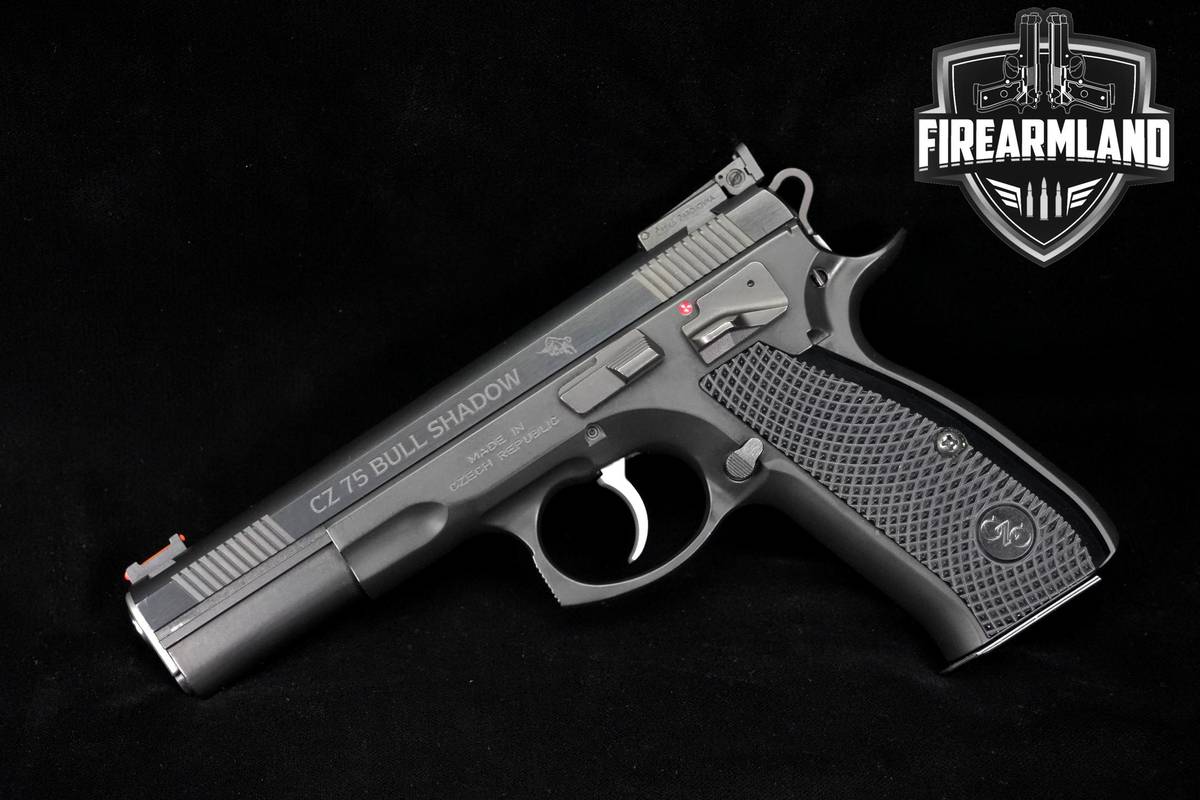 CUSTOM SHOP CZ75 Bull Shadow Accu 9mm 5" Blued +2 MAGS & ORIG CASE
