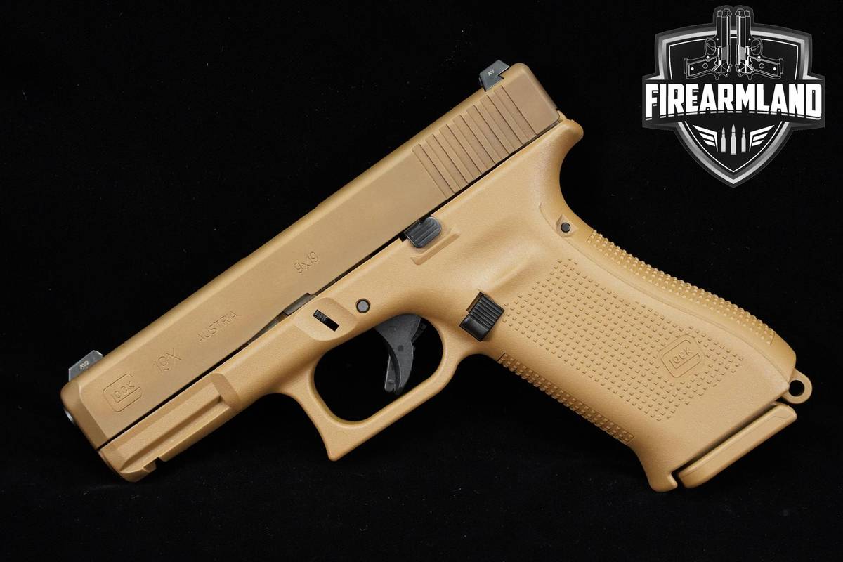 Glock 19X Night Sights 9mm 4.02" Coyote G19-X G19X Pistol +4 MAGS & OG CASE