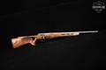 Savage Arms Model 93R17 BTVSS .17 HMR Satin Stainless & Brown Laminate in Excellent Condition Image 3