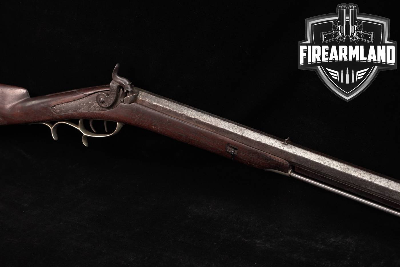 Antique James Walsh Half-Stock Sporting Rifle | Live Auction