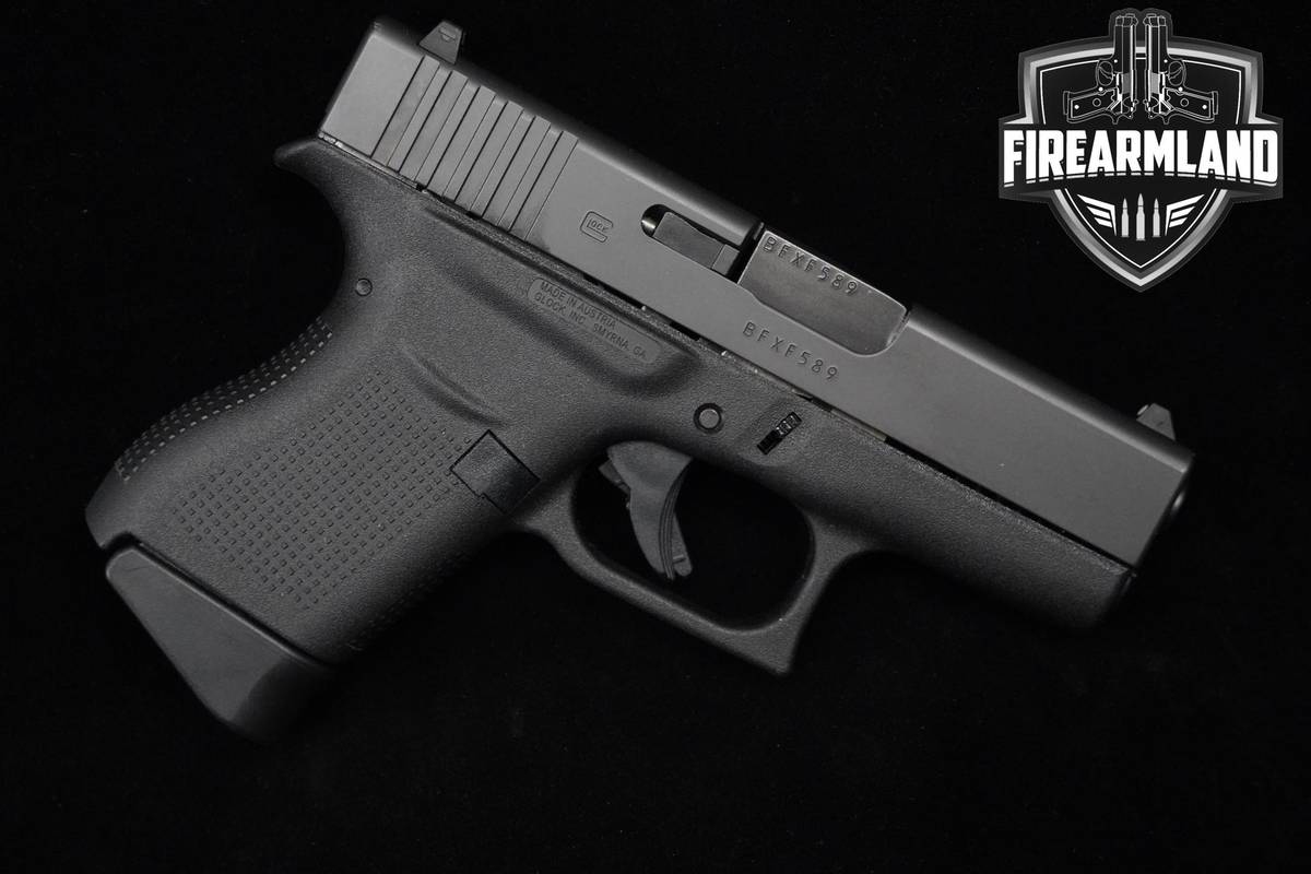 Glock 43 Slimline 9mm Glock G43 G-43 +2 MAGS & LEG HOLSTER