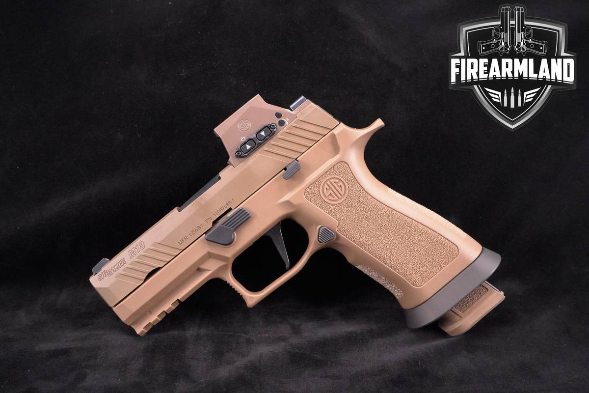 Sig Sauer M18 XSeries 9mm Sig-Sauer-M18 M18X P320 3 MAGS, CASE & ROMEO-M17