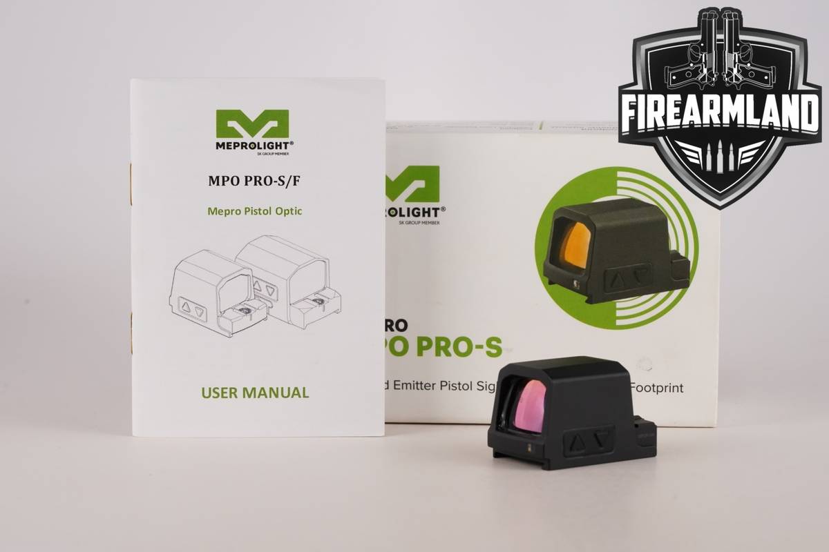 Meprolight MPO PRO-SR 3 MOA Dot & 33 Red Sight +ORIG BOX