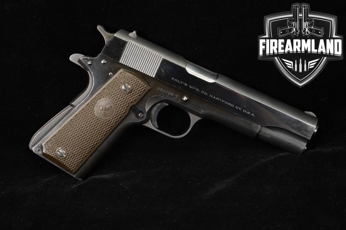 1951 Colt Government Model Pre-Series 70 45 ACP 1911 5" Blued