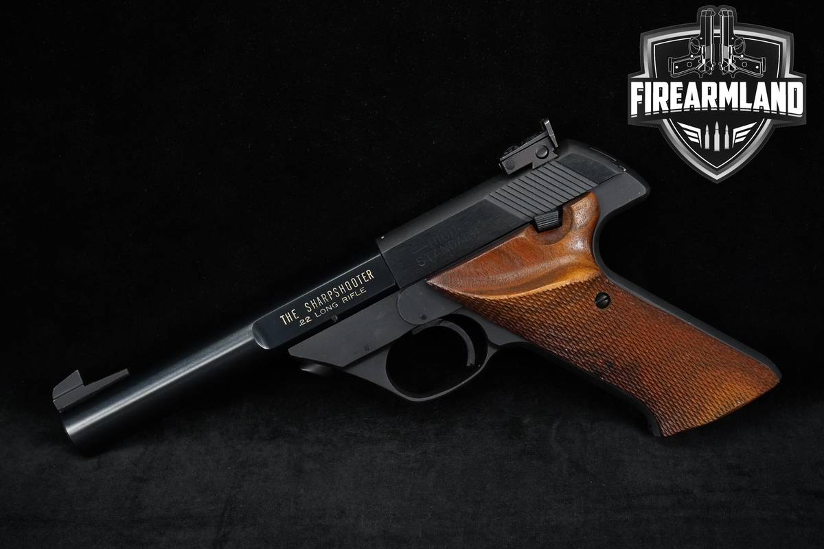 1974 High Standard The Sharpshooter 22LR 5.5" Blued +ORIG BOX