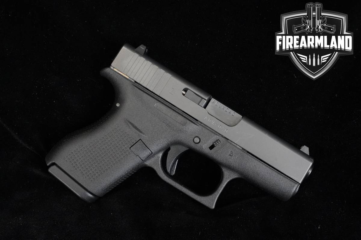 Glock 42 380 ACP 3.25" Glock G42 +2 MAGS & ORIG CASE