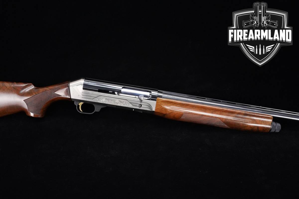 ENGRAVED 2004 Benelli Legacy 12-Gauge 28" Silver Benelli-Legacy