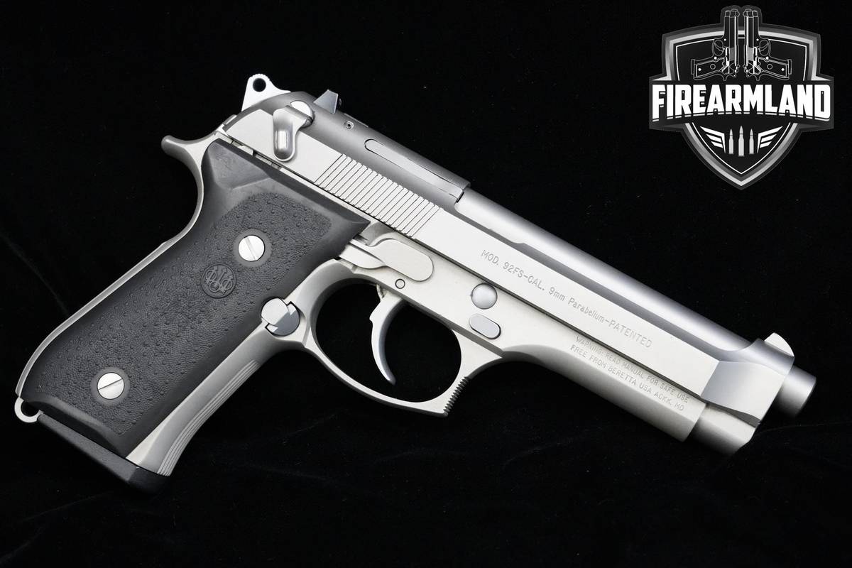 Beretta 92FS Inox 9mm Stainless Steel Beretta-92FS 92-FS 2 MAGS & ORIG CASE