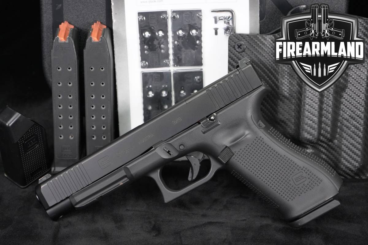 Glock 34 Gen5 MOS 9mm G34 Gen 5 +3 MAGS, ORIG CASE & HOLSTER