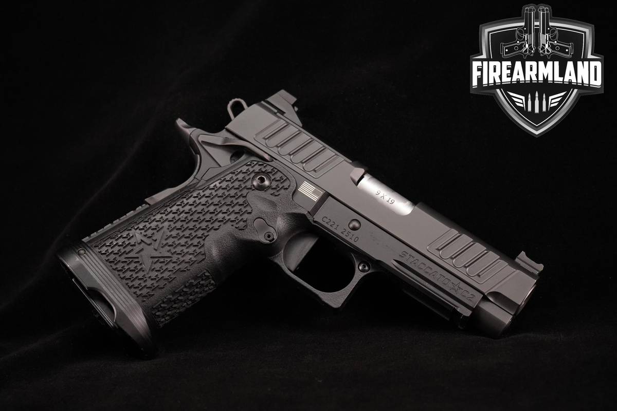 Staccato STI C2 2011 9mm 3.9" DLC 1911 +3 MAGS & ORIG CASE