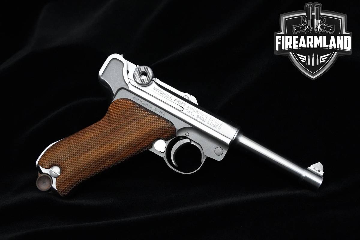 Vintage Mitchell Arms SPM American Eagle Luger 9mm 6" P-08 Clone 9mm Luger 