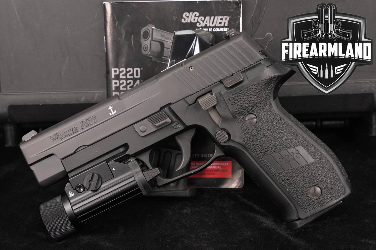 Sig Sauer P226 MK25-CA 9mm 4.4" NAVY P-226 MK-25 +2 MAGS, ORIG BOX, LIGHT