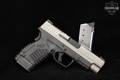 Springfield Armory XD-S 4.0 .45 ACP Two-Tone Black & Silver in Very Good Condition Image 2