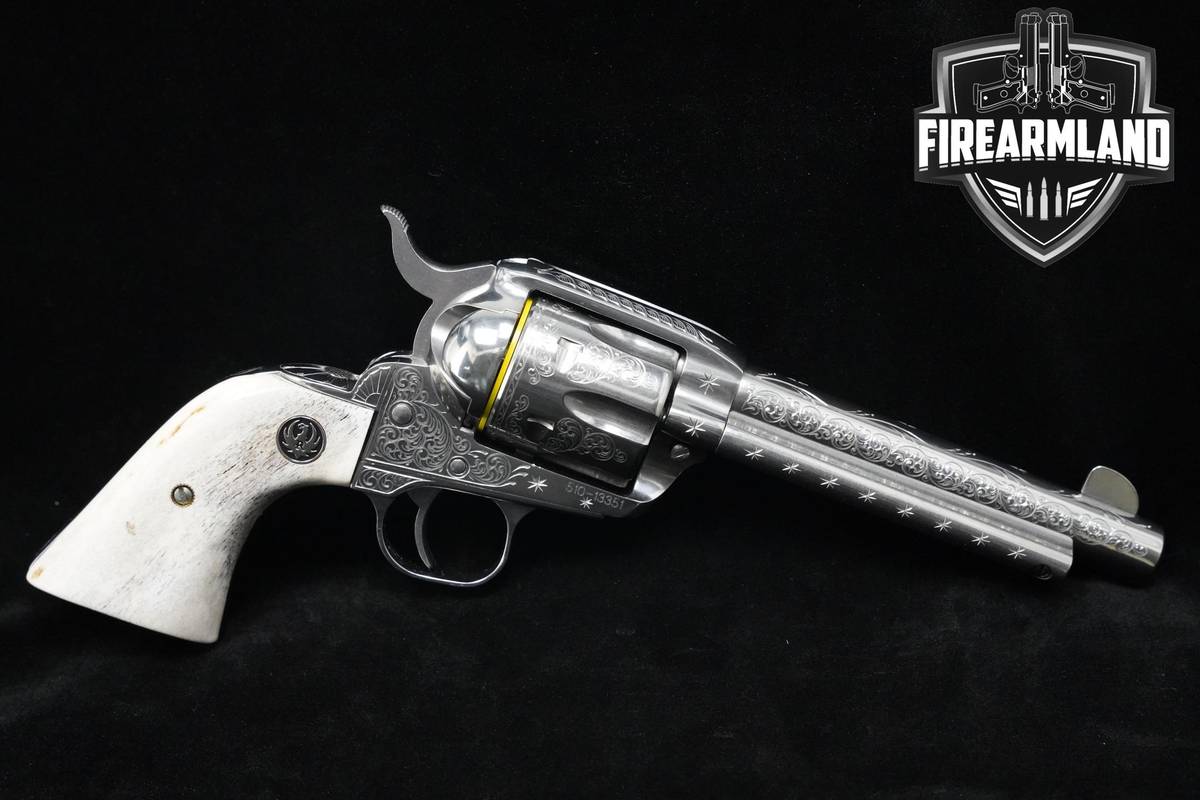 1 of 1000! LNIB 2008 Ruger New Model Vaquero TALO Engraved Stainless 45-LC