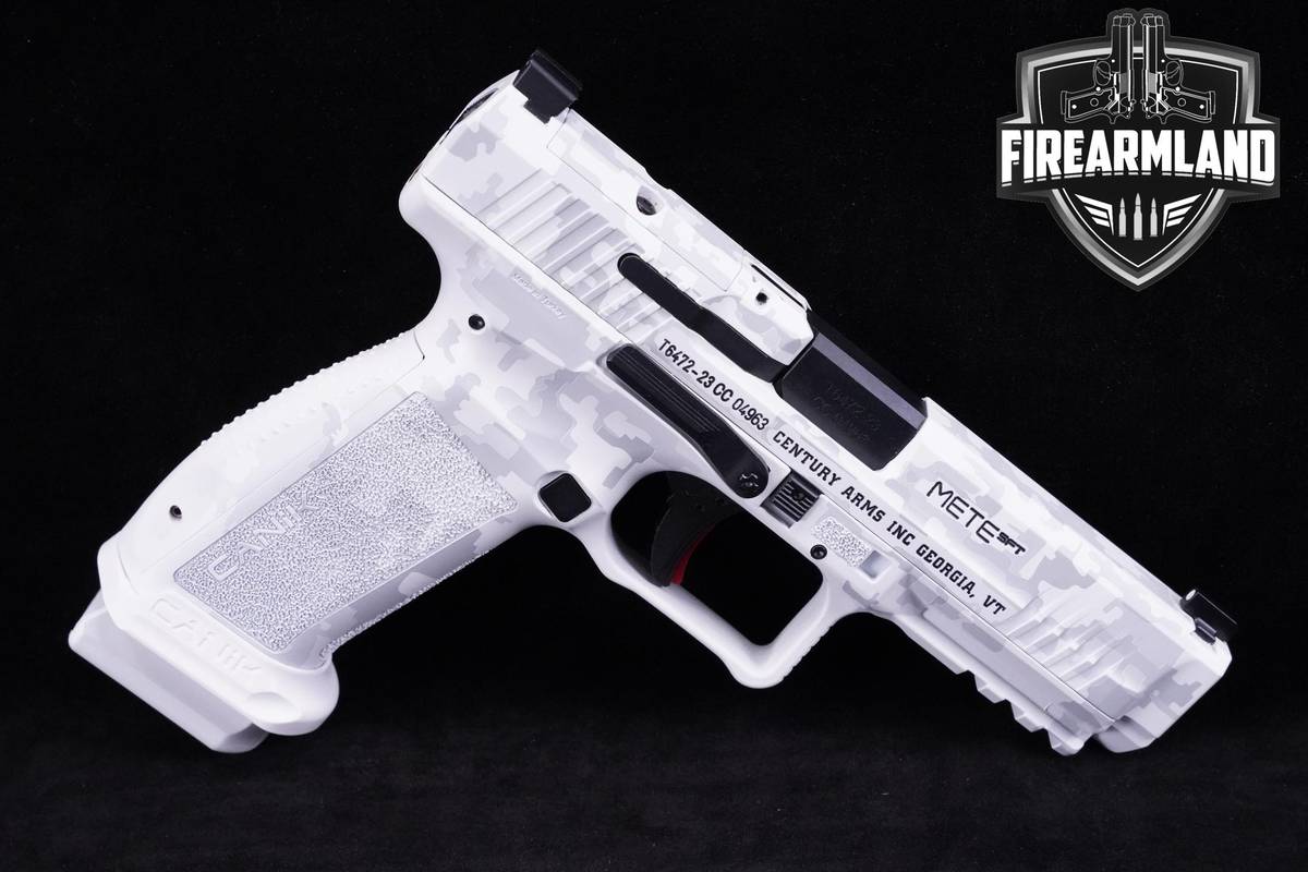 Canik METE SFT 9mm 4.46" Duty-Carry Arctic Digital Camo +3 MAGS & ORIG CASE